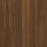 Microwave Cabinet Lyon Brown Oak 60x57x207 cm Engineered Wood 3334022