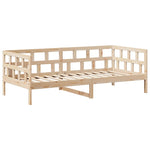 Day Bed with Roof without Mattress 90x200 cm Solid Wood 3282234