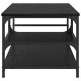 Coffee Table Black Oak 90 x 49 x 40 cm Engineered Wood 886245