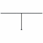 Awning Post Set Anthracite 600x245 cm Iron 315098