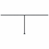 Awning Post Set Anthracite 600x245 cm Iron 315098