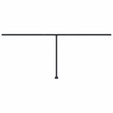 Awning Post Set Anthracite 600x245 cm Iron 315098