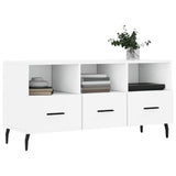 TV Cabinet White 102x36x50 cm Engineered Wood 829052