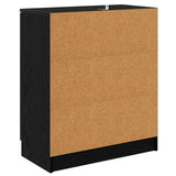 Sideboards 2 pcs Black Oak 60 x 30 x 70 cm Engineered Wood 3415600