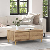 Coffee Table Artisan Oak 90 x 50 x 35 cm Engineered Wood 881193