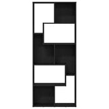 Bookcase Black Oak 67x24x161 cm Engineered Wood 862485