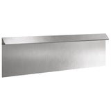 Snail Fence 16 pcs Silver 100 x 3.5 x 25 cm Stainless Steel 874860
