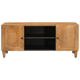 TV Units Light Brown 105 x 33 x 46 cm Solid Mango Wood 4018080