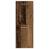 ZNTS 3 Piece Bathroom Furniture Set Old Wood Engineered Wood 3328593