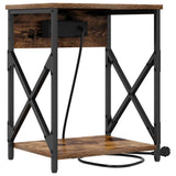 Bedside Cabinet Smoked Oak 41 x 31 x 51 cm Engineered Wood 859509
