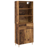 Highboard Old Wood 69.5 x 34 x 180 cm Engineered Wood 3415646