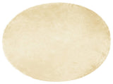 Faux Sheepskin Rug TAFALLA Cream 160 cm Polyester 42021516