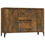 Sideboard Smoked Oak 102x35x70 cm Engineered Wood 815165