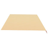 Replacement Fabric for Awning Yellow and White 6x3.5 m 311944