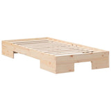 Bed Frame Brown 80 x 200 cm 873049