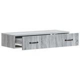 Wall-Mounted Side Table Grey Sonoma 87.5 x 34.5 x 17 cm 899011