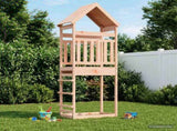 Outdoor Play Tower Natural 53 x 85 x 264 cm Solid Douglas Wood 826530