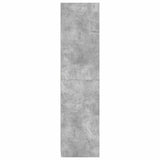 800238 Wardrobe Concrete Grey 50x50x200 cm Engineered Wood