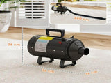 2200W Dog Hair Dryer with Adjustable Temperature & Velocity, 3 Different Nozzles, Black T3398P349616