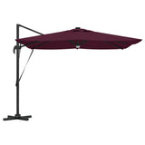 Roma Parasol Red 286 x 284 x 270 cm Aluminium and Polyester 42003357