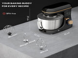 1300W Kitchen Stand Mixer, with Accessories - Black T3398P343473
