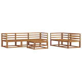 Outdoor Sofa Set 6 pcs Natural Solid Acacia Wood 3367177