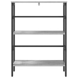 Bookshelf Grey Sonoma 60 x 29.5 x 81 cm Engineered Wood 883919