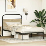 Bed Frame Without Mattress 90x200 cm Sonoma Oak Engineered Wood 4100251