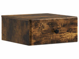 Wall-Mounted Bedside Cabinet 2 pcs Smoked Oak 34.5 x 33 x 20 cm 899116