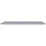 Floating Wall Shelves 2 pcs Grey 120x23.5x3.8 cm MDF 323863