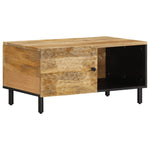 ZNTS Coffee Table 80x50x40 cm Solid Wood Mango 356895