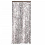 Insect Curtain Brown and Beige 90x220 cm Chenille 284277
