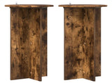 Plant Stand 2 pcs Smoked Oak 40 x 40 x 80 cm Engineered Wood 899704