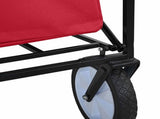 Folding Hand Trolley Manual Red 94 x 53 x 99 cm Oxford Cloth 42020661