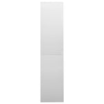 Office Cabinet with Sliding Door Light Grey 90x40x180 cm Steel 335959
