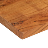 Table Top 120x70x2.5 cm Rectangular Solid Wood Acacia 370937