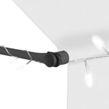 Manual Retractable Awning with LED 150 cm Cream 145870