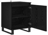 Sideboard Black Oak 40 x 35 x 70 cm Engineered Wood 881689