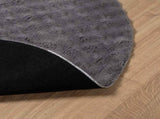 Area Rugs Round SIROLO Anthracite 200 CM Polyester 42022790