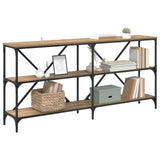 Console Table Artisan Oak 160 x 30 x 75 cm Engineered Wood 881903