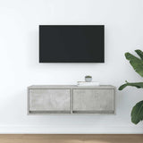 TV Cabinet Concrete Grey 80x31x25.5 cm Engineered Wood 861514