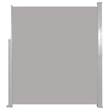 Patio Retractable Side Awning 160 x 300 cm Grey 41546