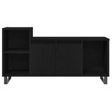 TV Cabinet Set Black Oak 100 x 35 x 55 cm Engineered Wood 862970