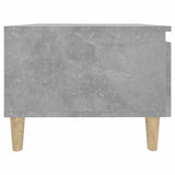 Side Tables 2 pcs Concrete Grey 50x46x35 cm Engineered Wood 819509