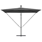 Umbrella Anthracite 294 x 200 x 270 cm Polyester and Aluminium 42003393