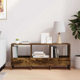 Magazine Rack Smoked Oak 102 x 30 x 45 cm 890964
