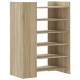 Shoe Cabinet Sonoma Oak 74.5x37.5x100 cm Engineered Wood 848432