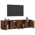 Wall-mounted TV Cabinets 2 pcs Smoked Oak 80x34.5x40 cm 3188355