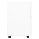 ZNTS Mobile File Cabinet White 39x45x67 cm Steel 335974