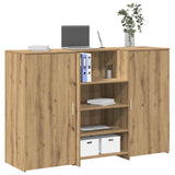 Reception Desk Artisan Oak 155x50x103.5 cm Engineered Wood 3324204